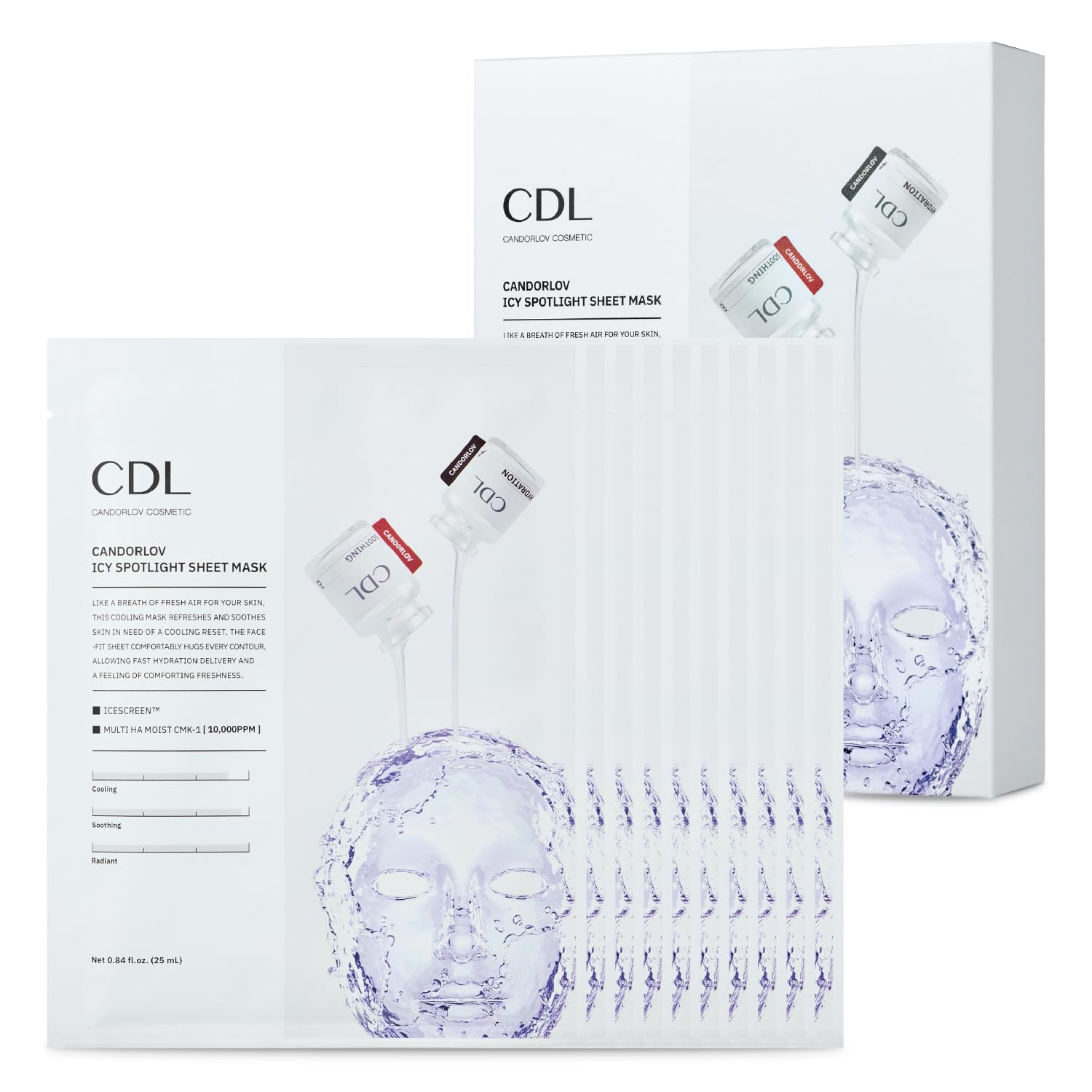 Icy Spotlight Sheet Face Mask