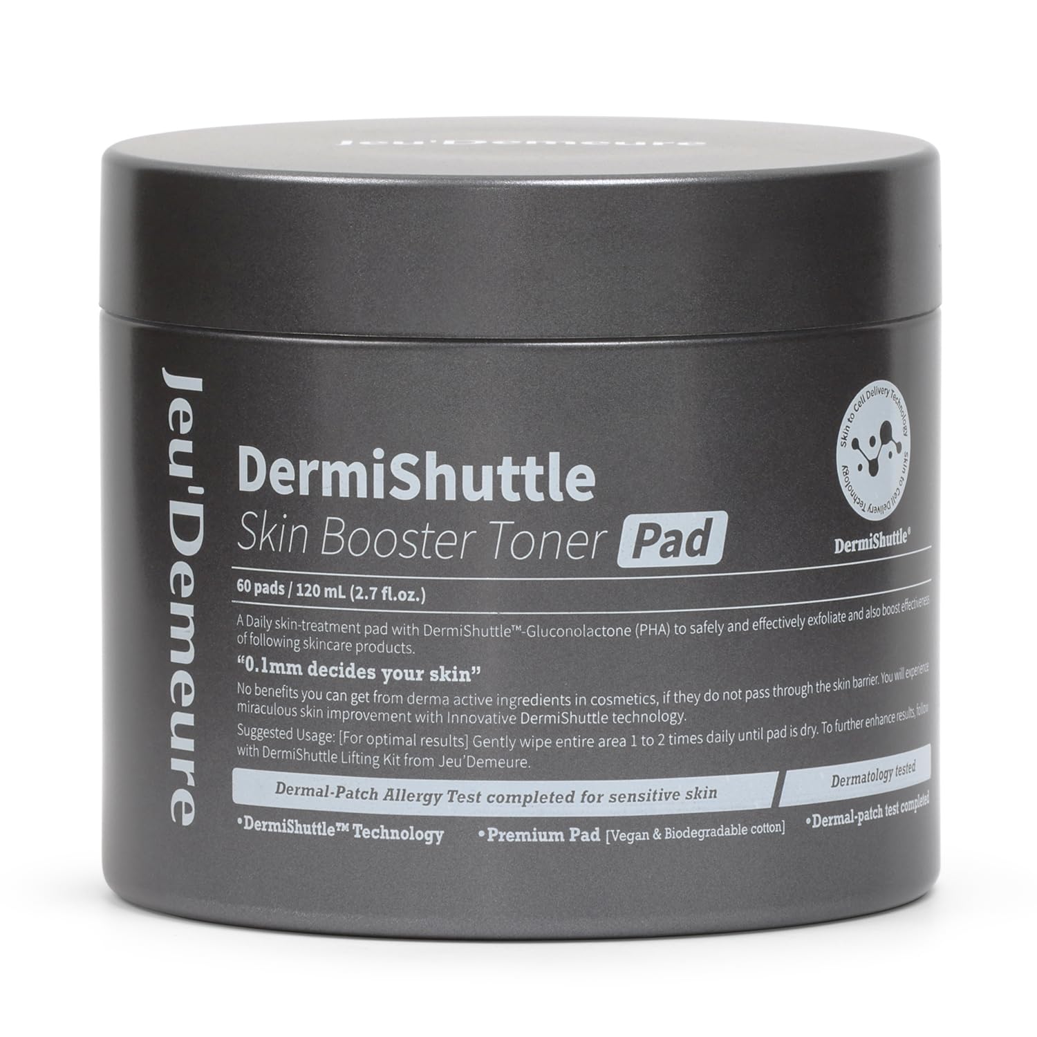 DermiShuttle Skin Booster PHA Premium Toner Pads