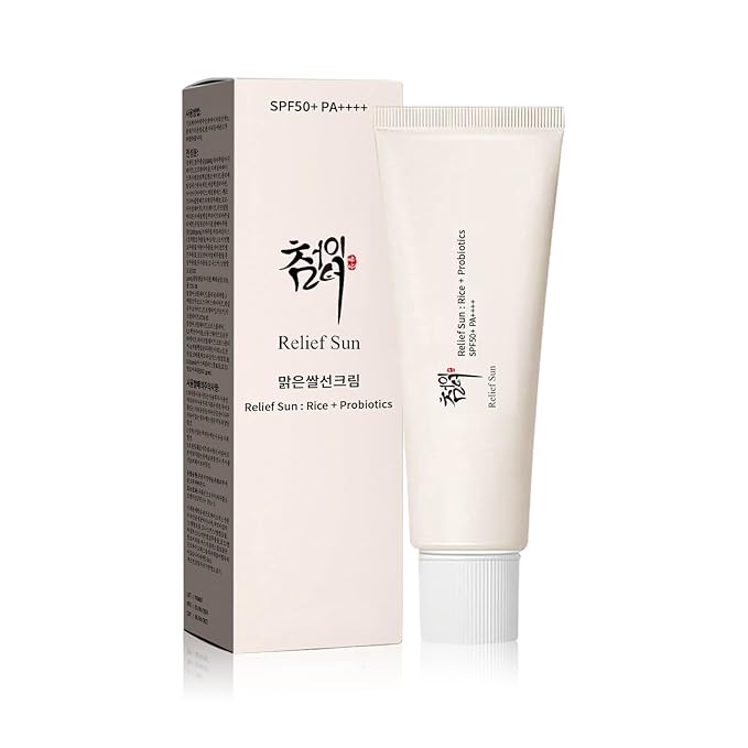 BOJ Relief Sunscreen :Rice + Probiotics SPF50