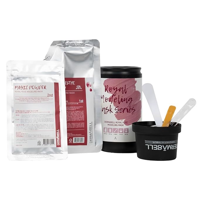 DermaBELL Royal Rose Modeling Pack Series 1 Set (150 g / 5.29 oz + 15 g / 0.53 oz)