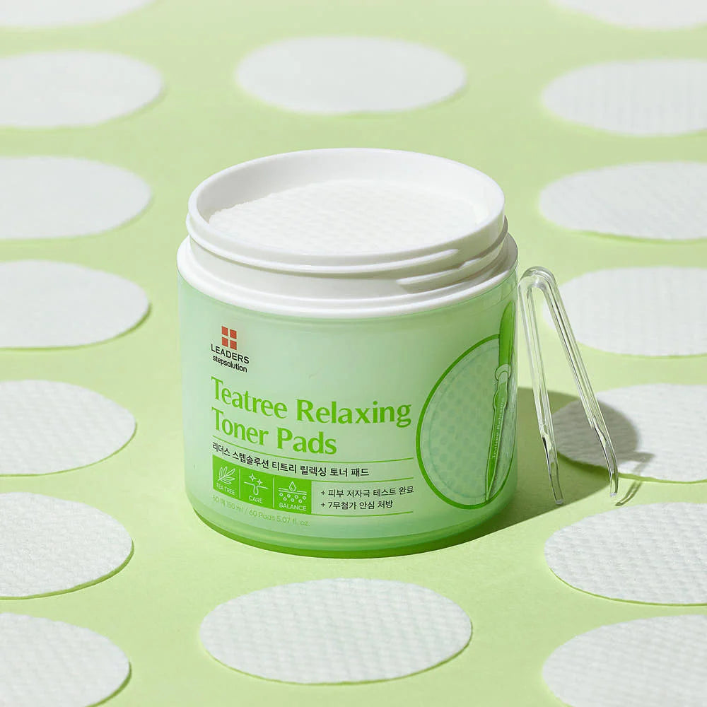 LEADERS Stepsolution Teatree Relaxing Toner Pads