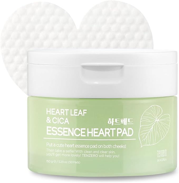 TENZERO Heartleaf Cica Essence Heart Pad 150g (50 pads)